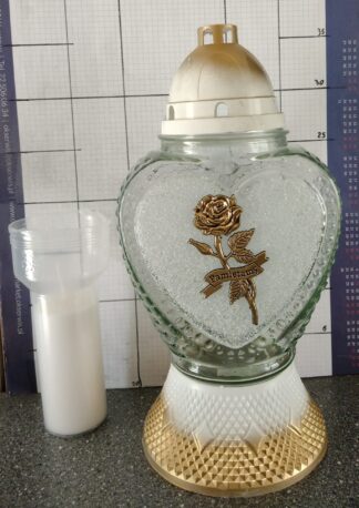 L 2380 BIAŁE  RÓŻA ZŁOTA