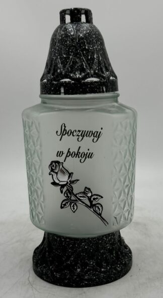 ZW 266 NAPIS RÓŻA SREBRO