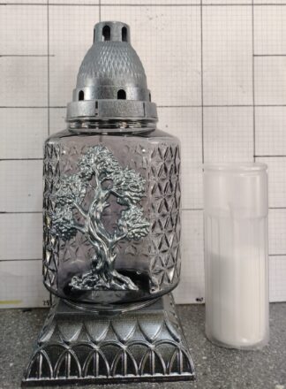 PASEK MAŁY APL DRZEWO SREBRO