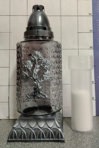 PASEK DUŻY DRZEWKO SREBRO