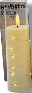 ŚWIECA LED TUBA ŁAŃCUSZEK 364