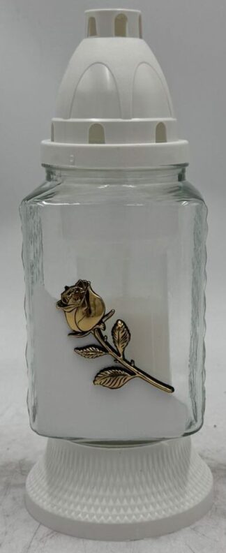 L 1060 PASEK BIAŁE RÓŻA