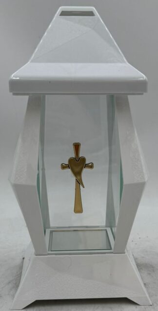 KAPLICZKA VERSO MAŁA BIAŁA KRZYŻ ZŁOTY