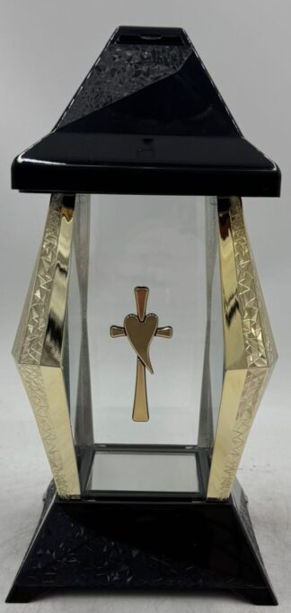 KAPLICZKA VERSO MAŁA CZARNA METALIZOWANA ZŁOTO