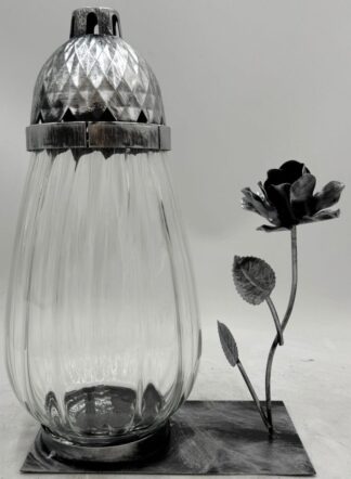 METAL WAZA RÓŻA SREBRO