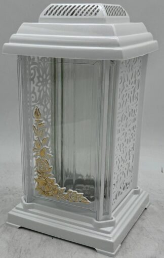 KAPLICZKA 1 BIAŁA KWIAT ZŁOTY