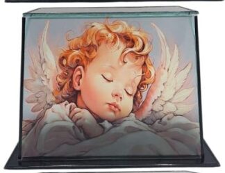 LAMPION PANORAMA ANIOŁ KOLOR