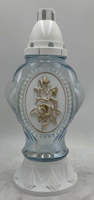 ZPD LUSTERKO BIAŁE KWIAT ZŁOTY