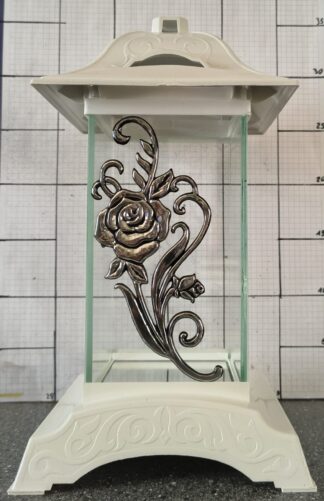 GA1 KAPLICZKA PROSTA BIAŁA KWIAT SREBRO