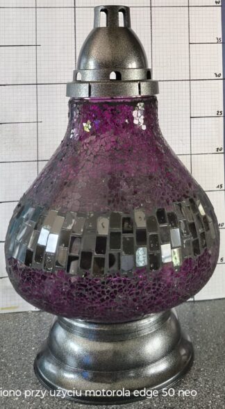 KARAFKA KOLOR MOZAIKA FIOLETOWA