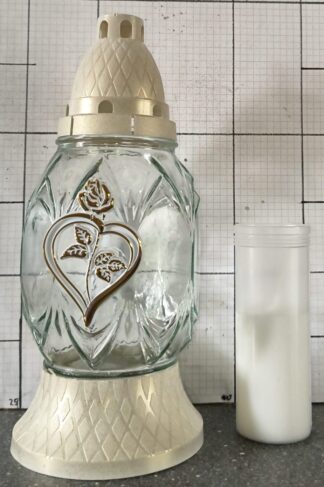 Z 349 BIAŁY SERCE RÓŻA ZŁOTO