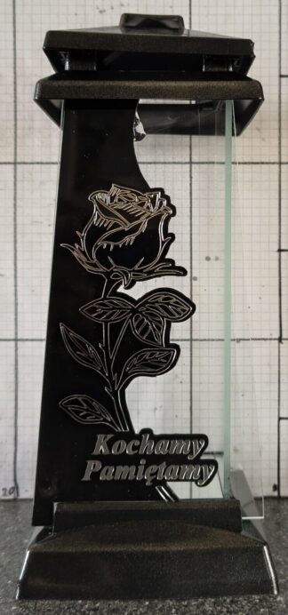 KAPLICZKA SZYBA MINI 2 RÓŻA KP SREBRO