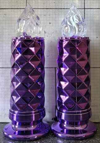 ŚWIECA LED STELLA FIOLET