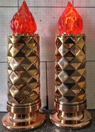 ŚWIECA LED STELLA MIEDZIANA