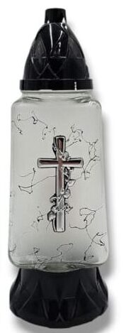 Z 1240 SZARY NITKA KRZYŻ SREBRO