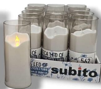 ŚWIECA LED TUBA 562 DYMIONA 12,5X5