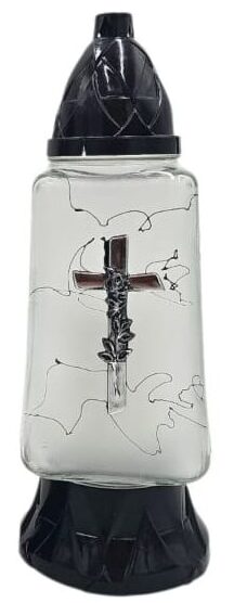 Z 1240 BIAŁY NITKA KRZYŻ SREBRO