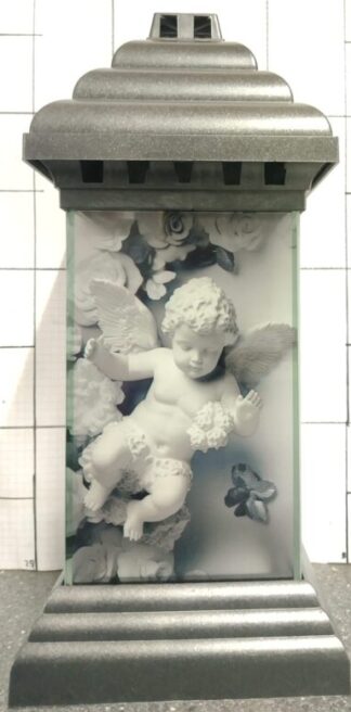 KAPLICZKA TRAPEZ PROSTY ANIOŁ SREBRO