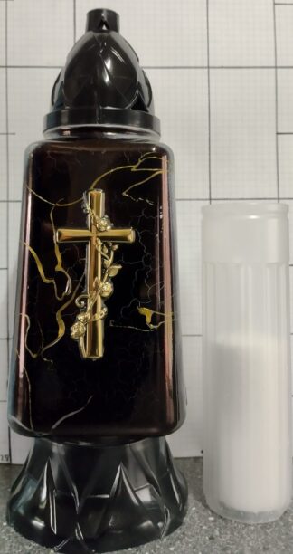 Z 1240 CZARNY NITKA KRZYŻ ZŁOTY