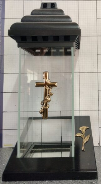 KAPLICZKA TABLICZKA CALLA KRZYŻ ZŁOTO