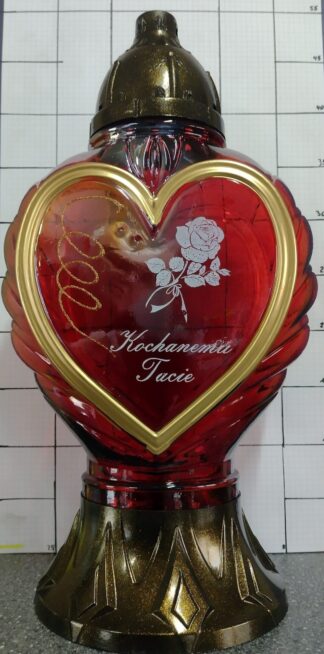 ZPD SERCE WIANEK CZERWONY TATA