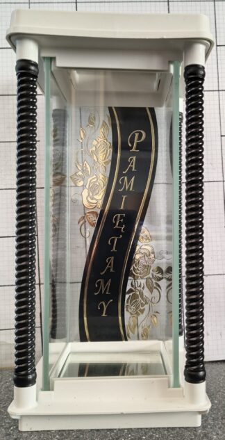 LS10 KAPLICZKA TORINO BIAŁE NAPIS ZŁOTO