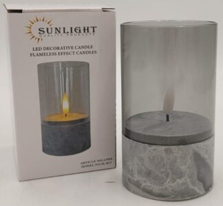 ŚWIECA LED MARMUR MAŁA 125