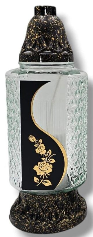 ZW 267 NALEPKA KWIAT ZŁOTY