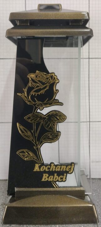 KAPLICZKA SZYBA MINI 2 RÓŻA BABCIA