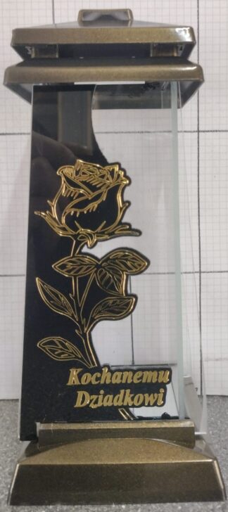 KAPLICZKA SZYBA MINI 2 RÓŻA DZIADEK