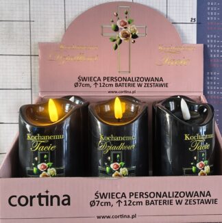 ŚWIECA LED 12 TATA / DZIADEK