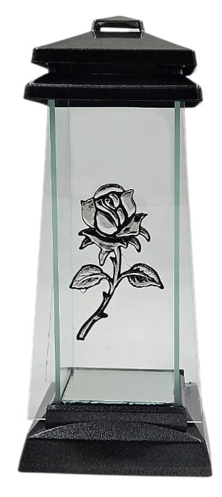 KAPLICZKA SZYBA MINI 2 RÓŻA SREBRO