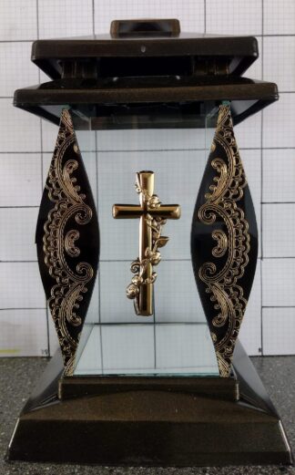 KAPLICZKA PAGODA OWAL KRZYŻ ZŁOTO