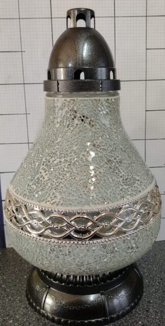 KARAFKA PASEK DECOR BIAŁA