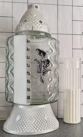 Z 256 BIAŁY KWIAT SREBRO