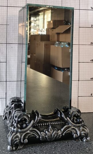 LAMPION ŻYWICA RT 25119 XXL SREBRO