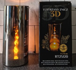 ZNICZ LUSTRZANY 3D TUBA LED RT 25120