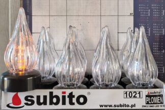 PŁOMIEŃ LED SUBITO CZARNY CIEPŁY 1021