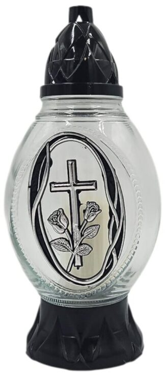 Z OWAL AT KRZYŻ KWIAT SREBRO