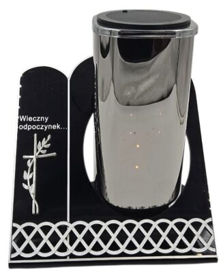 SOLAR TUBU 3D KRZYŻ SREBRO