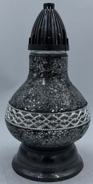 KARAFKA MINI DEKOR PASEK SREBRO