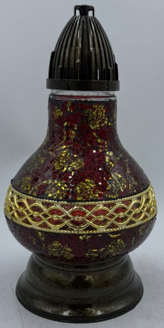 KARAFKA MINI DEKOR PASEK CZERWONA