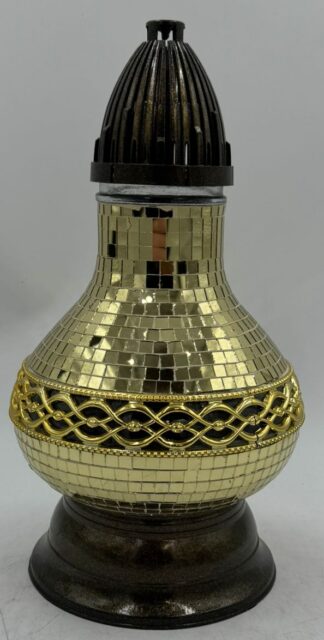 KARAFKA MINI DEKOR PASEK METALIK ZŁOTY