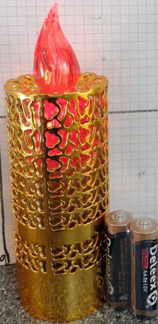 ŚWIECA AŻUR ZŁOTA