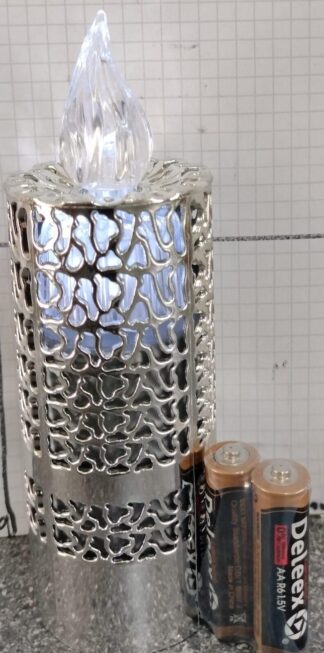 ŚWIECA AŻUR SREBRO