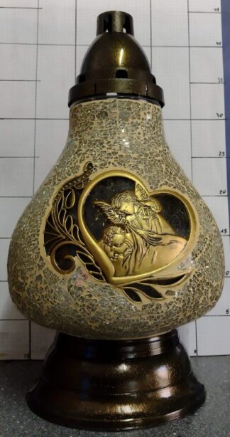 KARAFKA DEKOR SERCE ANIOŁ MINIORR