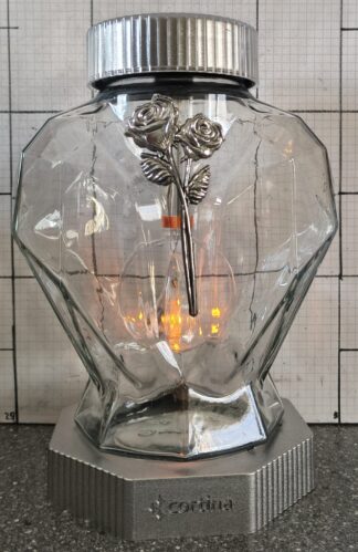 ZNICZ SERCE SOLAR SREBRO