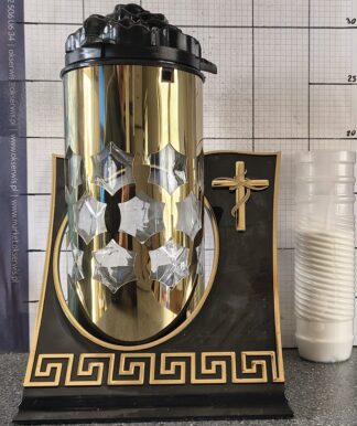 MEANDER KRZYŻ ZŁOTY