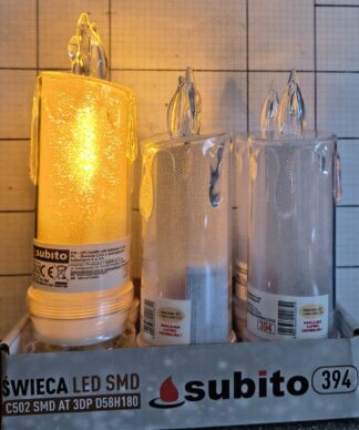 ŚWIECA SUBITO 394 BIAŁA CIEPŁA