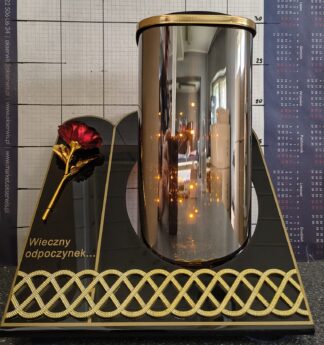 SOLAR TUBA 3D RÓŻA ZŁOTO